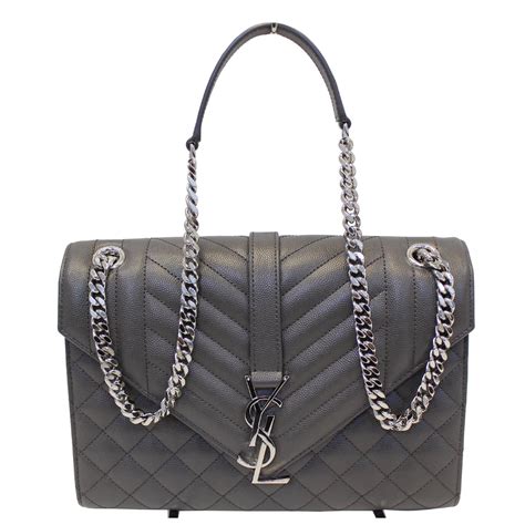 yves saint laurent bag grey